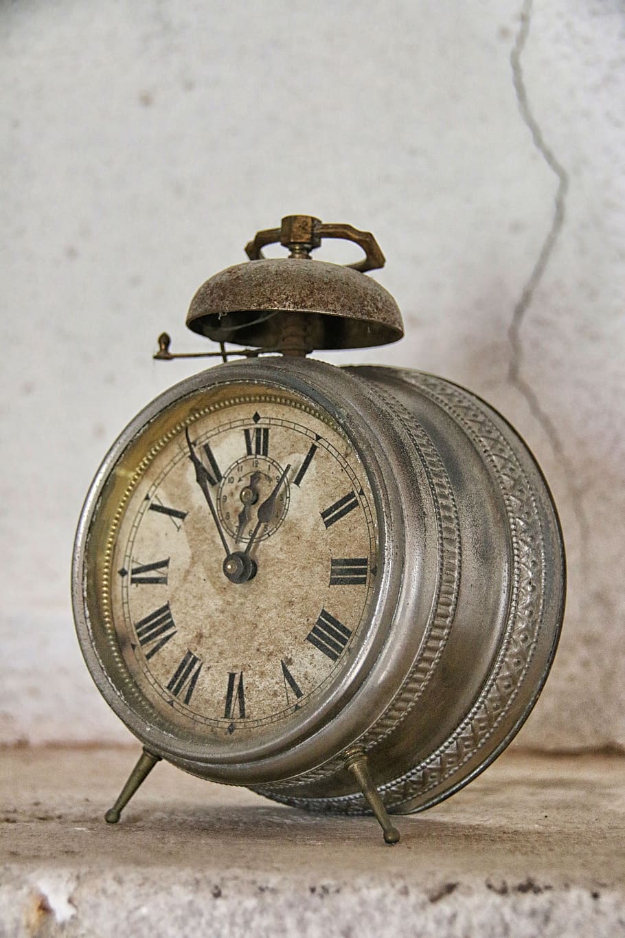 clock, vintage, alarm, time, old, retro, steampunk, antique, HD wallpaper