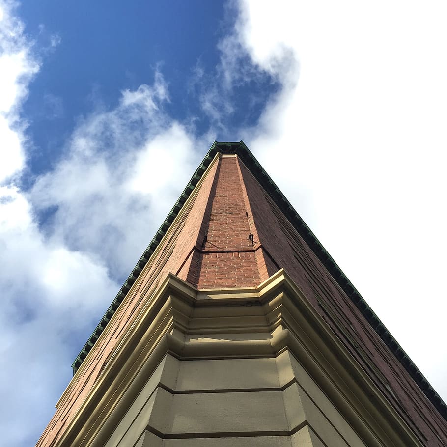 sky, architecture, built structure, low angle view, cloud - sky HD wallpaper