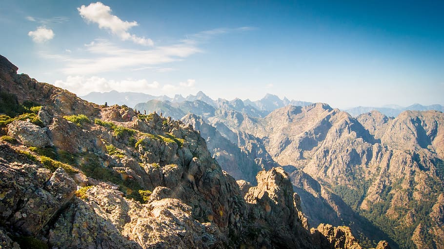 corsica, nature, travel, landscape, panorama, summer, sun, wallpaper