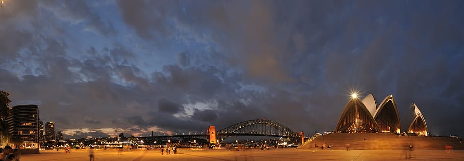 australia, sydney, sydeny, opera house, harbour bridge, built structure HD wallpaper