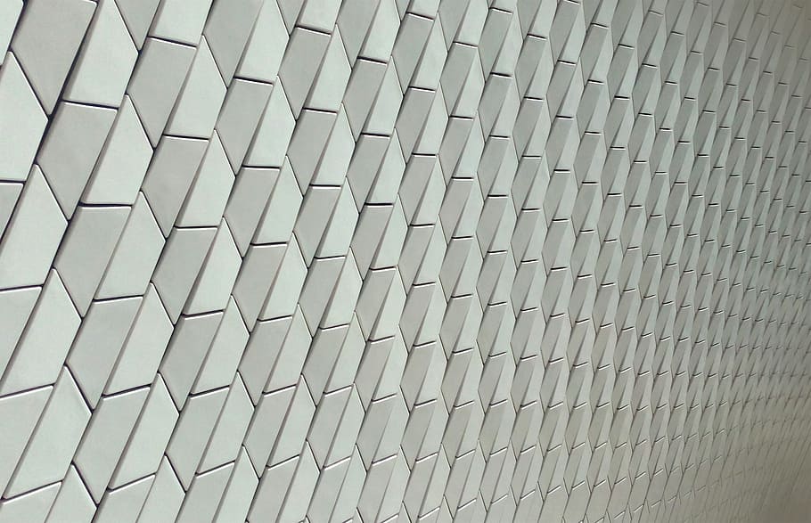 Architectural Ceramic Tiles - Modern Materials - MAAT Museum - Lisbon - Portugal, HD wallpaper