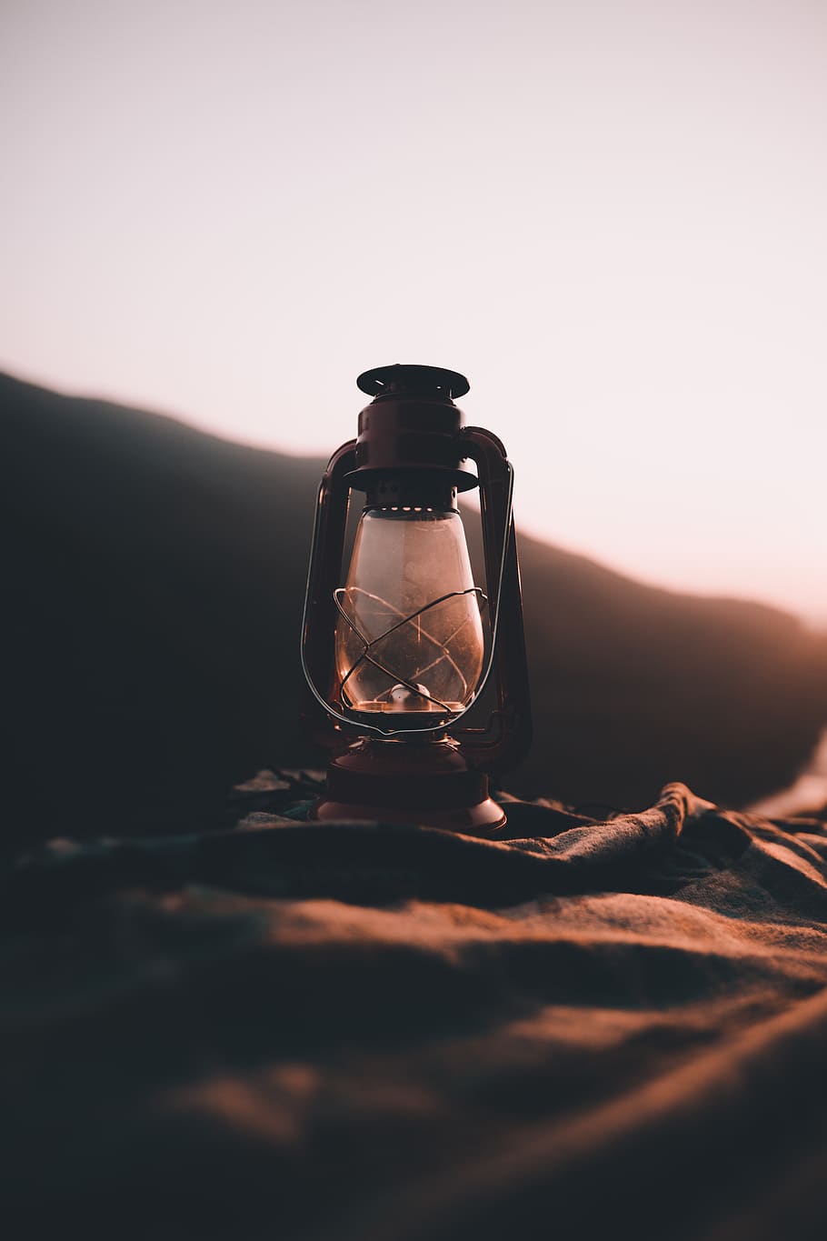 turned-off oil lantern, glass - material, container, transparent HD wallpaper