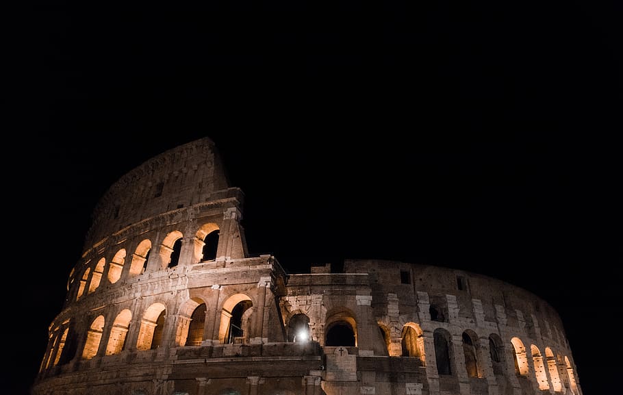 italy, stadium, backdrop, background, stone age, roman times HD wallpaper