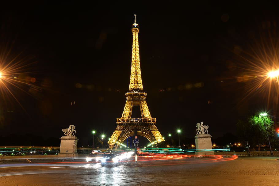 illuminated, architecture, travel destinations, night, built structure HD wallpaper