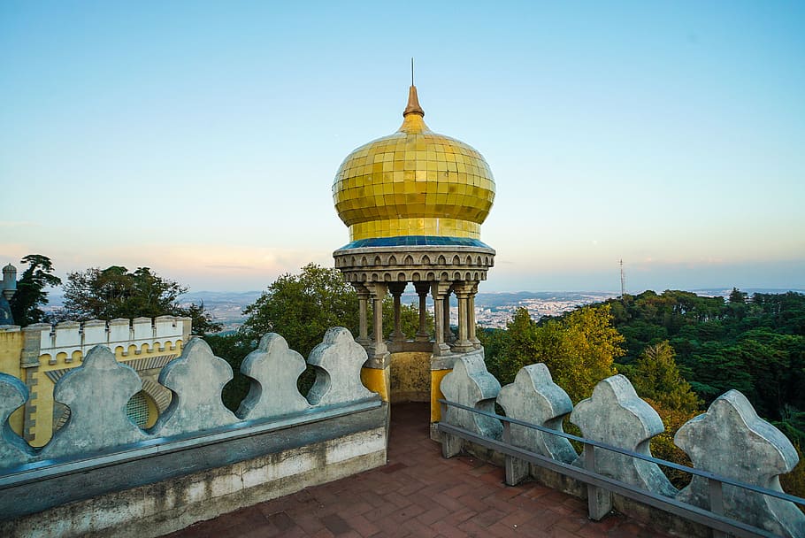 Dome Building Near Trees and Wall, ancient, architecture, city HD wallpaper