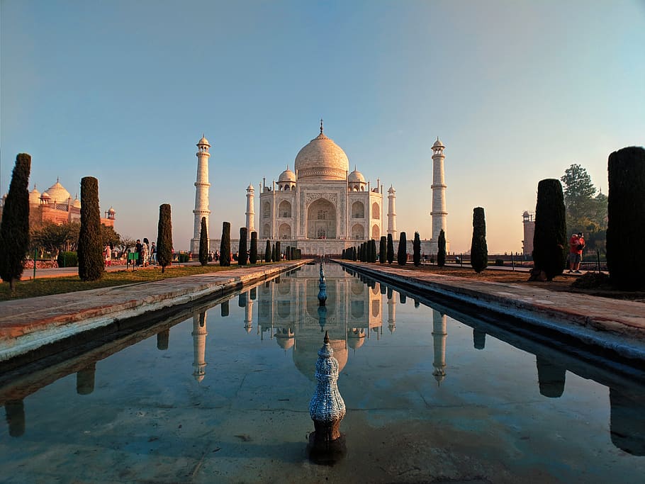 architecture, dome, human, person, mosque, monument, india HD wallpaper