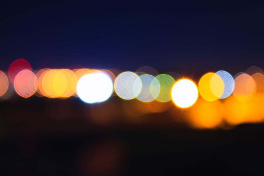HD wallpaper: blurred, lights, blurry, effect, night, background, defocused  | Wallpaper Flare