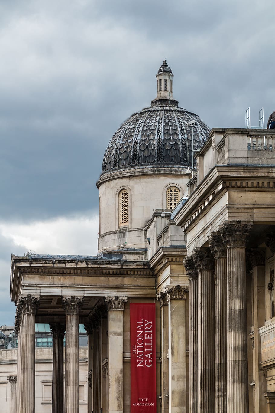 The National Museum, London, architecture, building, columns HD wallpaper