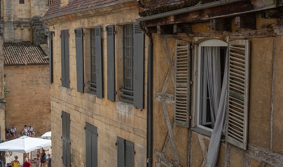 home decor, window, curtain, shutter, human, person, window shade HD wallpaper