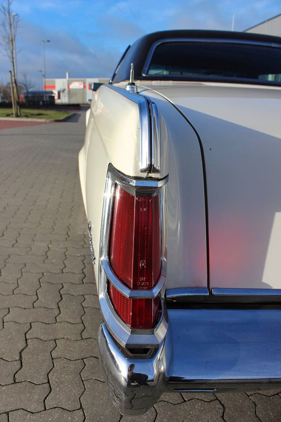 auto, back light, continental, oldtimer, american, vehicle HD wallpaper