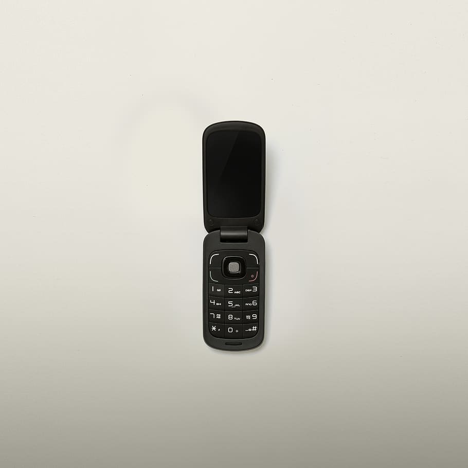 isolated, flip, phone, technology, telephone, cell, communication HD wallpaper