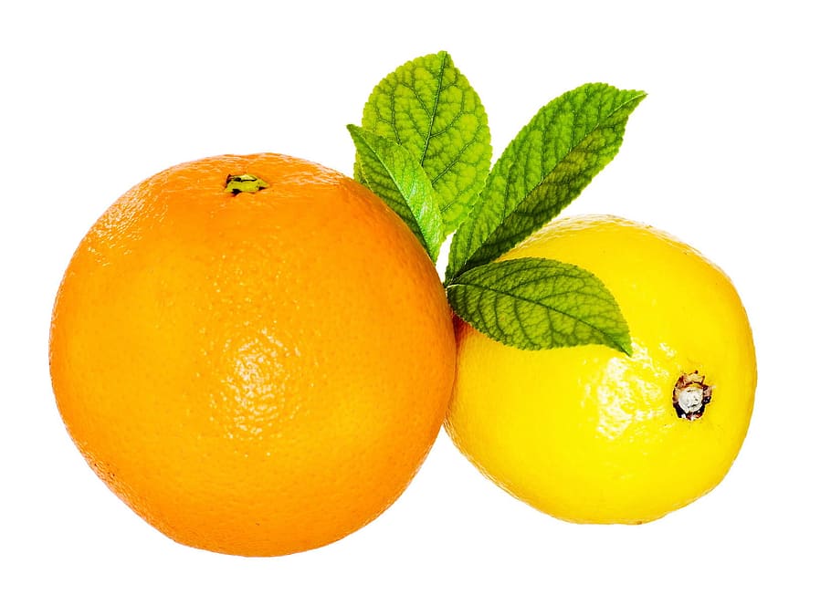 lemon, closeup, diet, orange, macro, background, food, juicy HD wallpaper