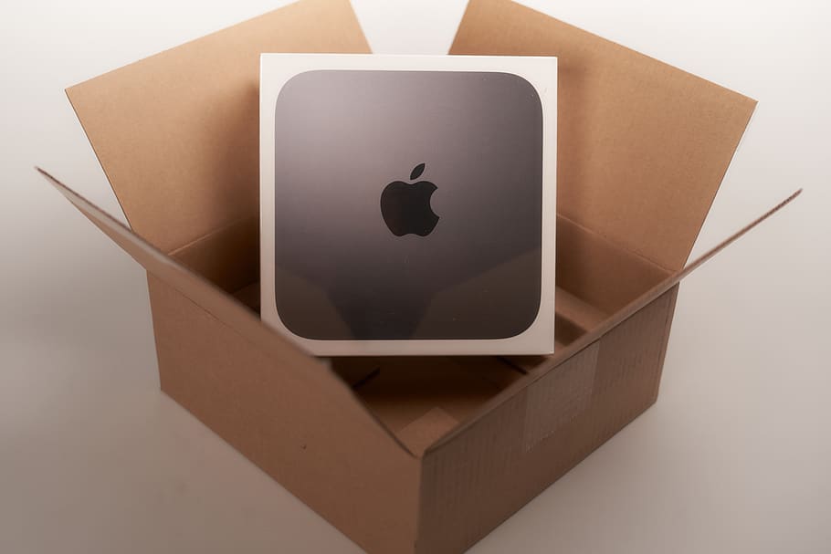 apple, computer, technology, indoors, no people, cardboard HD wallpaper