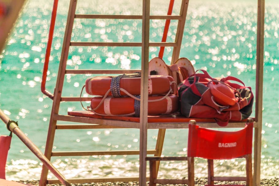 italy, albenga, red, day, no people, seat, window, chair, absence HD wallpaper