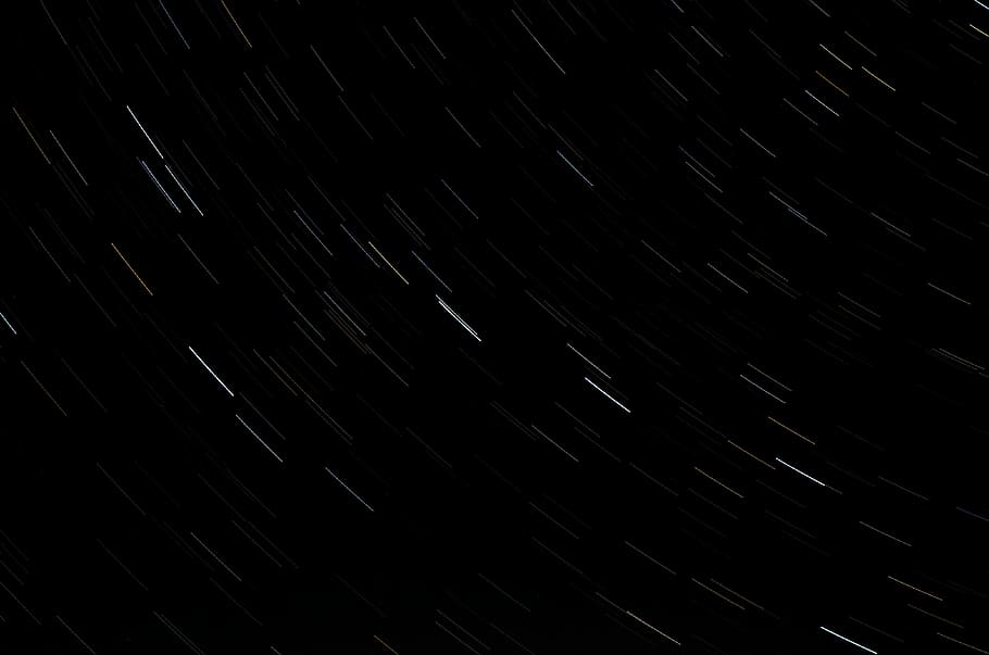 sky, star, long exposure, night, evening, astrophotography HD wallpaper