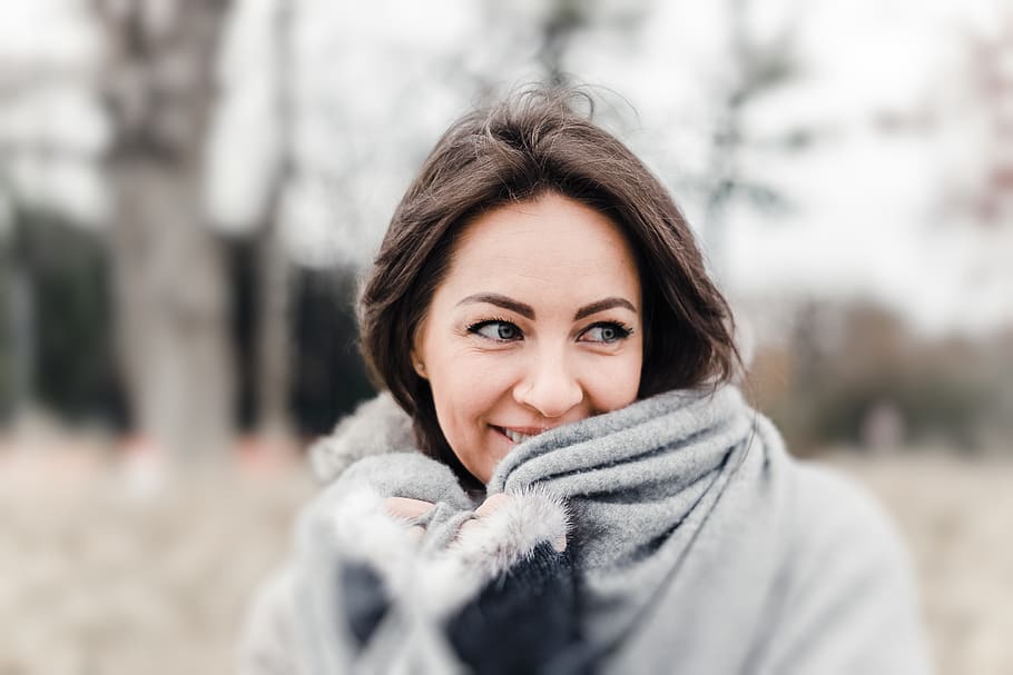 Selective Focus Photography of Woman Smiling, attractive, beautiful