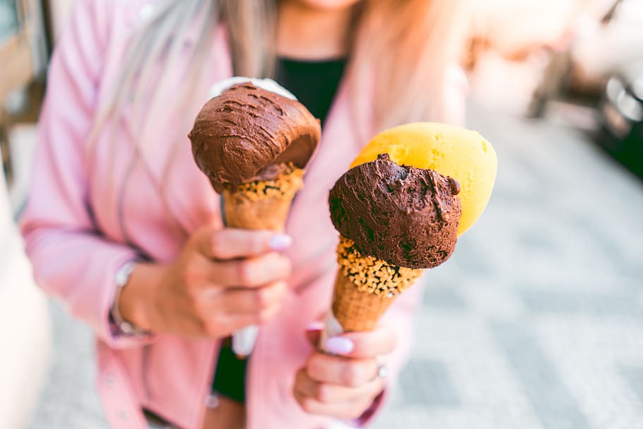 Girl with an Ice Cream, chocolate, couple, date, dating, food