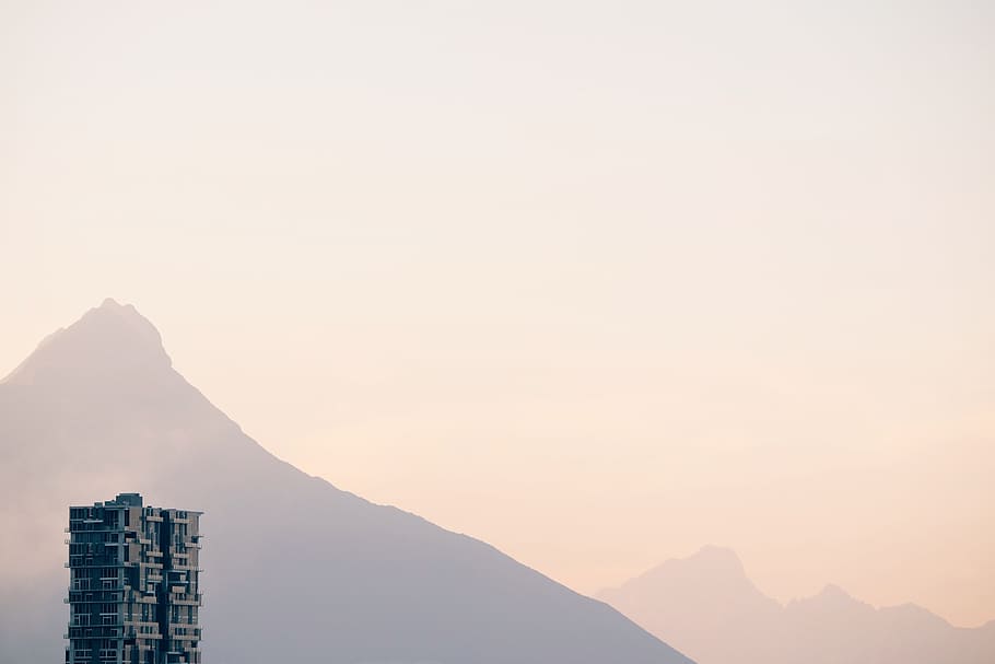 construction, building, high, height, nature, landscape, mountain HD wallpaper