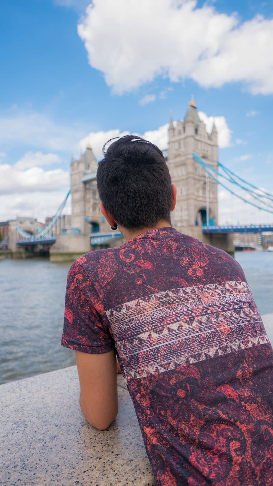 london, united kingdom, tower bridge road, model, teen, staring, HD wallpaper