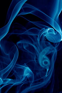 blue, smoke, trail, flow, stream, light, backdrop, fire, background HD wallpaper