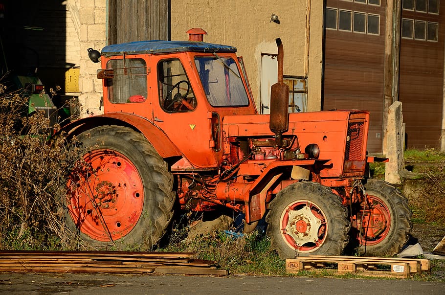 tractor, agricultural machine, belarus, landtechnik, tractors, HD wallpaper