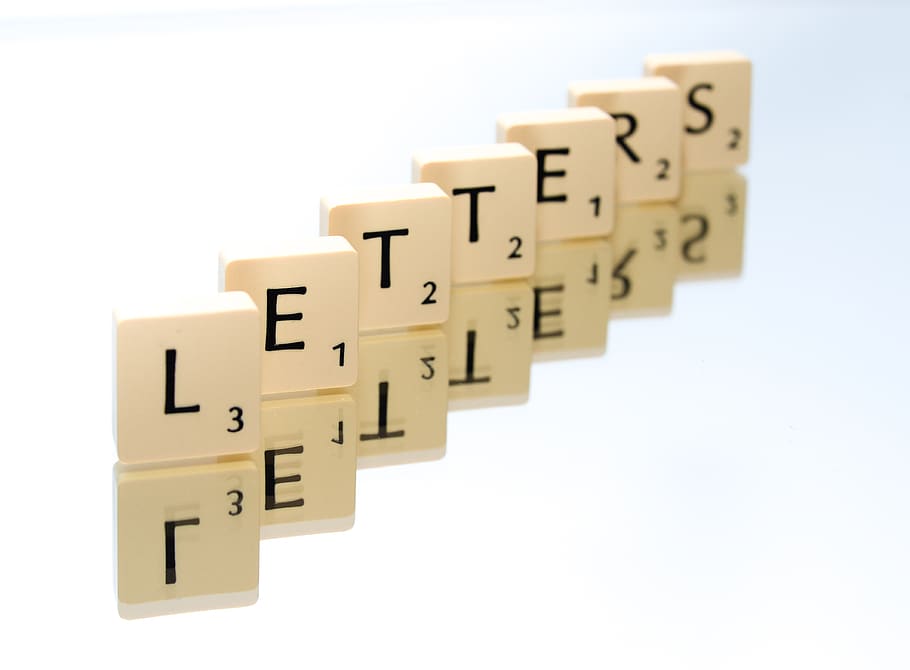 Scrabble Tiles Arranged In Letters Text, game, reflection, word HD wallpaper
