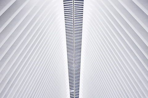 minimal, white, architecture, structure, clean, shape, line HD wallpaper