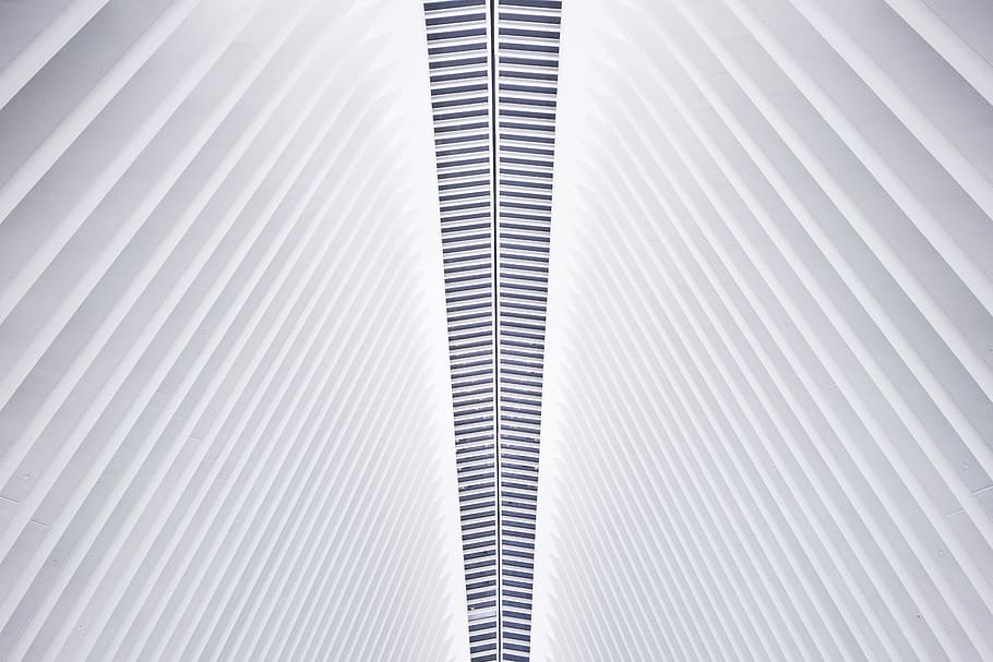 minimal, white, architecture, structure, clean, shape, line HD wallpaper