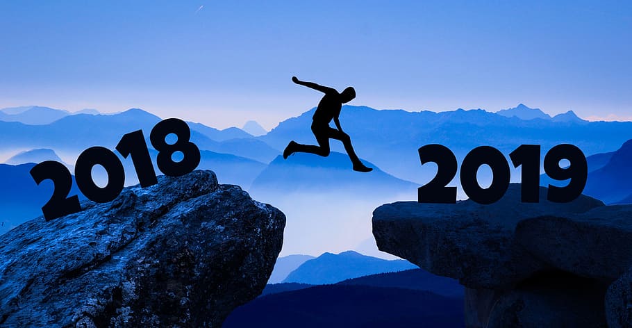 jump, 2019, 2018, reaching, newyear, happynewyear, jumping HD wallpaper