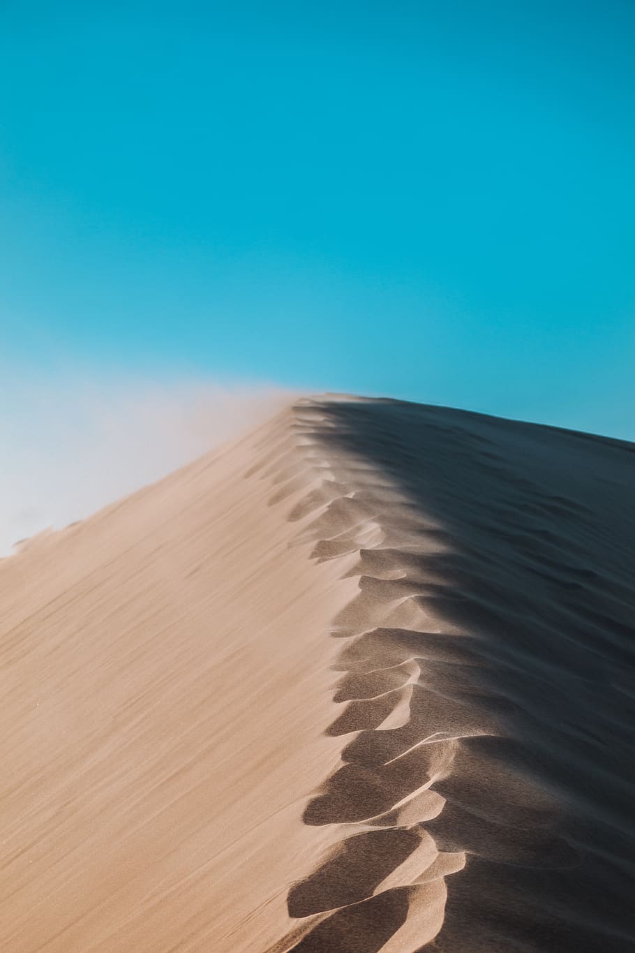 desert during daytime, sky, scenics - nature, sand, clear sky HD wallpaper