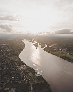 canada, fredericton, clouds, warm, forest, river, new brunswick HD wallpaper