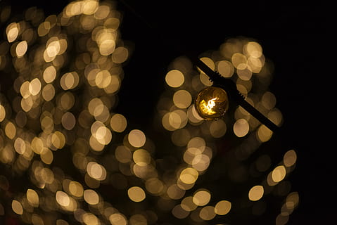 lighting, flare, licht, glühbirne, bulb, blasen, bubbles, bokeh HD wallpaper