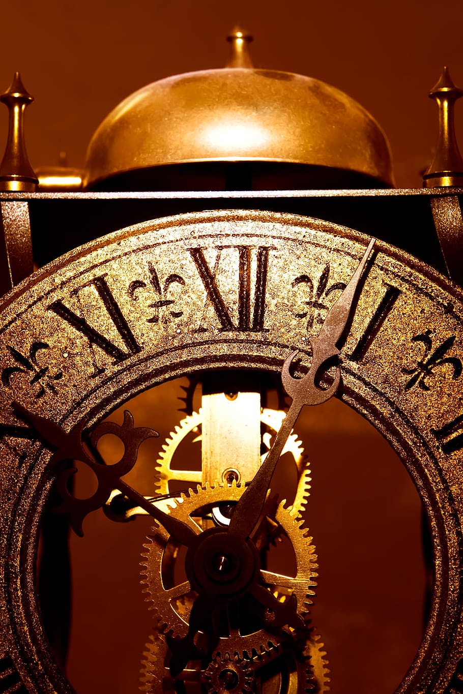 antique, appointment, black, clock, clockwork, close-up, countdown HD wallpaper