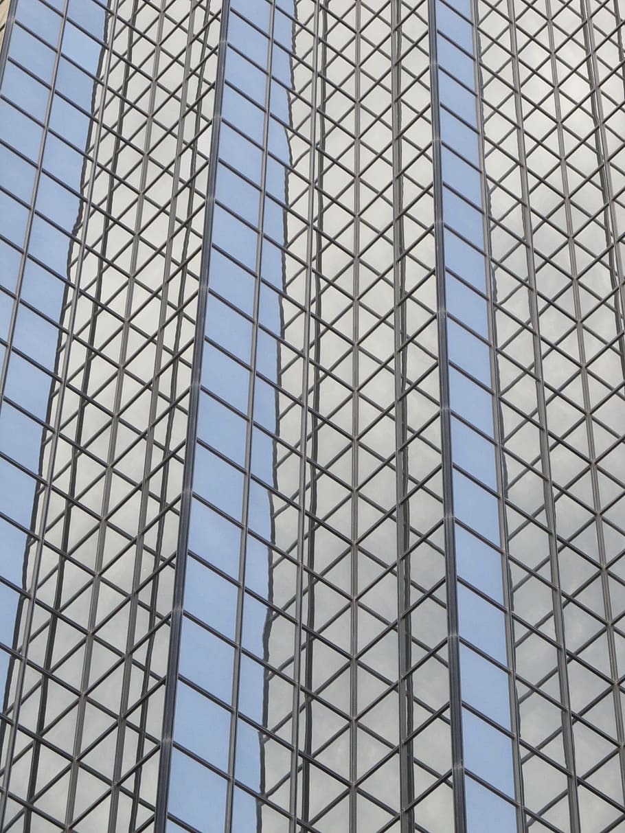 glass, facade, skyscraper, building, construction, architecture HD wallpaper
