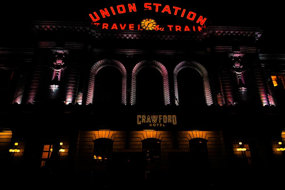 union station, indoors, interior design, theater, room, building HD wallpaper