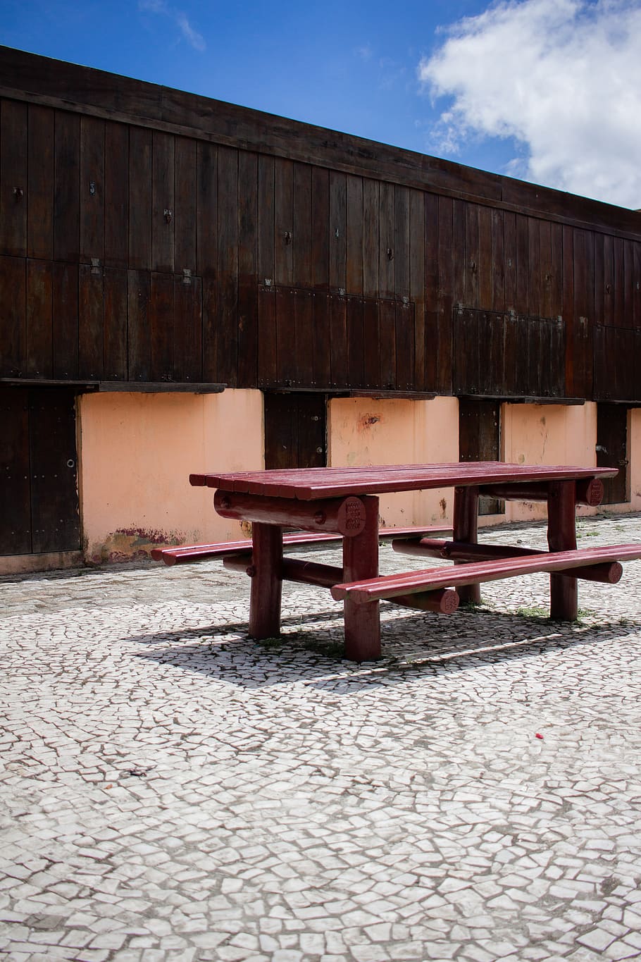 architectural design, architecture, benches, building, colors HD wallpaper