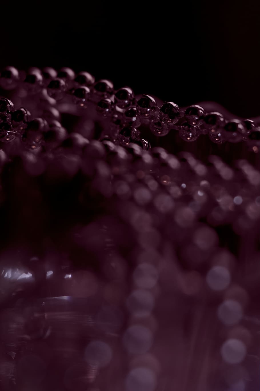blur, decor, decoration, blurred, light, bokeh, water, black background HD wallpaper