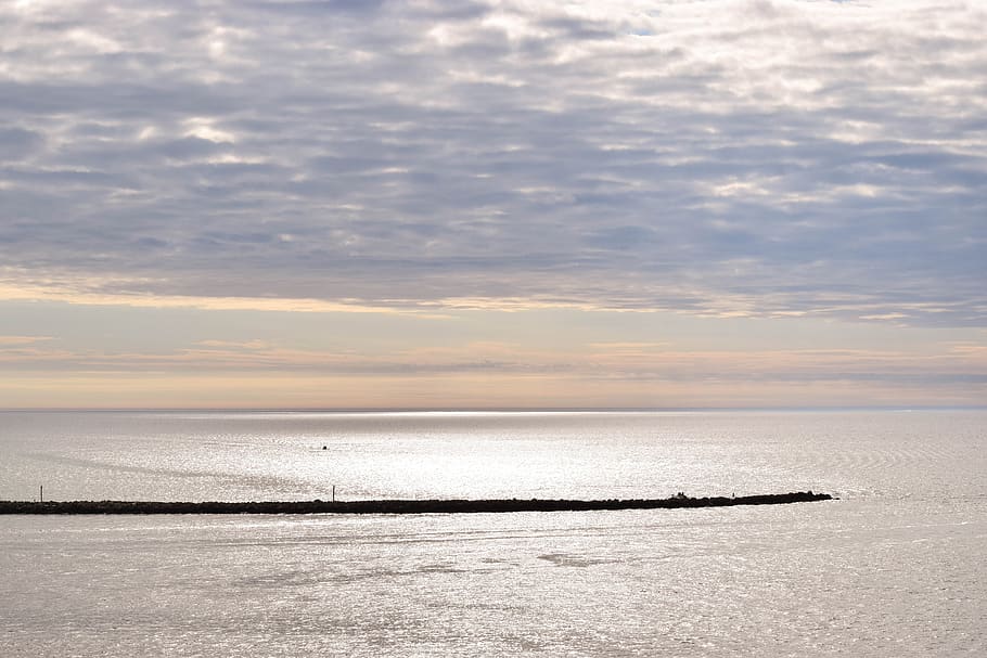 seam, sun, sky, cloud - sky, scenics - nature, water, beauty in nature HD wallpaper