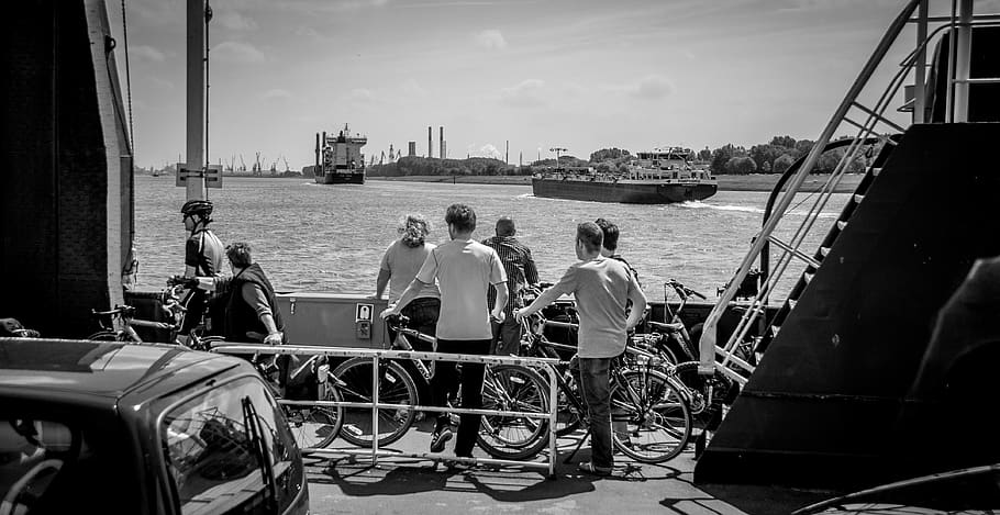 netherlands, maassluis, transportation, water, mode of transportation HD wallpaper