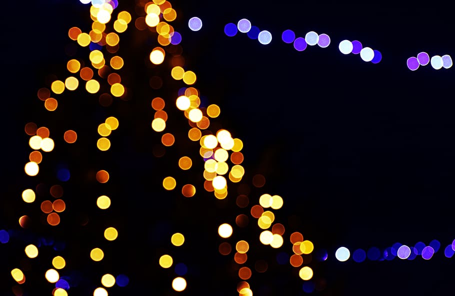 bokeh photography, lighting, flare, outdoors, pattern, texture HD wallpaper