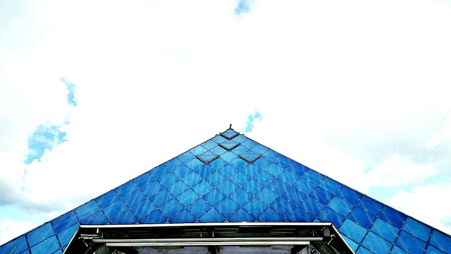 sky, cloud, blue, built structure, architecture, building exterior HD wallpaper