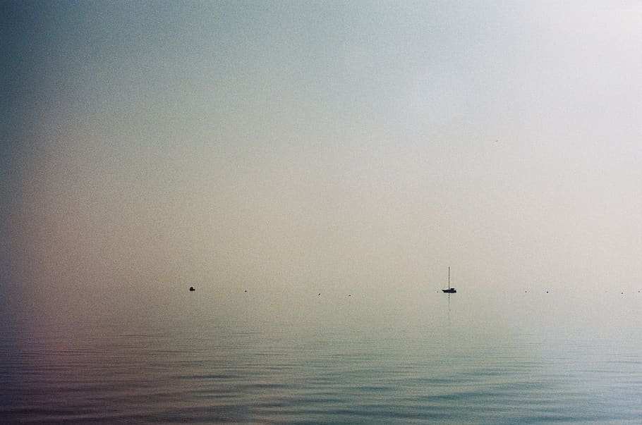 Online crop | HD wallpaper: boat, water, sky, surreal, analogic