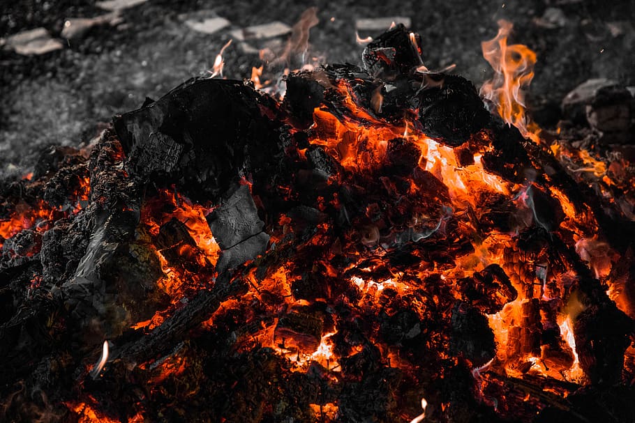 heat - temperature, fire - natural phenomenon, burning, no people HD wallpaper
