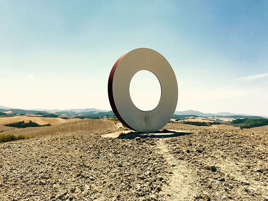 italy, tuscany, ring, art, sky, landscape, tranquil scene, scenics - nature HD wallpaper