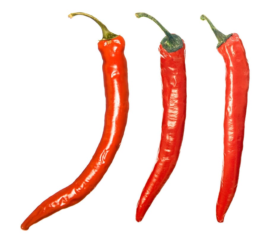 pepper, red, peper, white, chilly, chilli, jalapeno, isolated, HD wallpaper