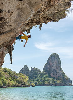 Rock Climbing at Railay Beach Krabi