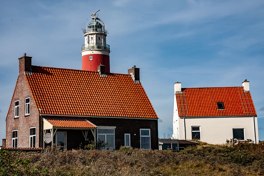 texel, de cocksdorp, lighthouse, architecture, building exterior HD wallpaper