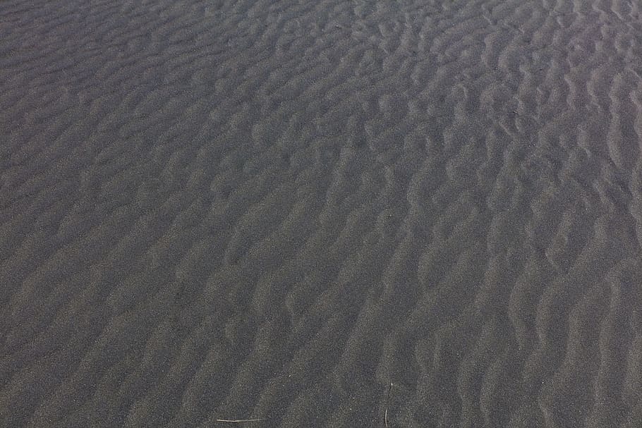 grey sand, black sand, new zealand, piha beach, wafe, full frame HD wallpaper