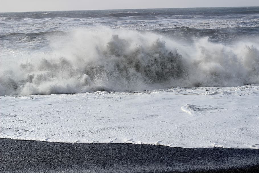 ocean wave photography, outdoors, sea, nature, water, sea waves HD wallpaper