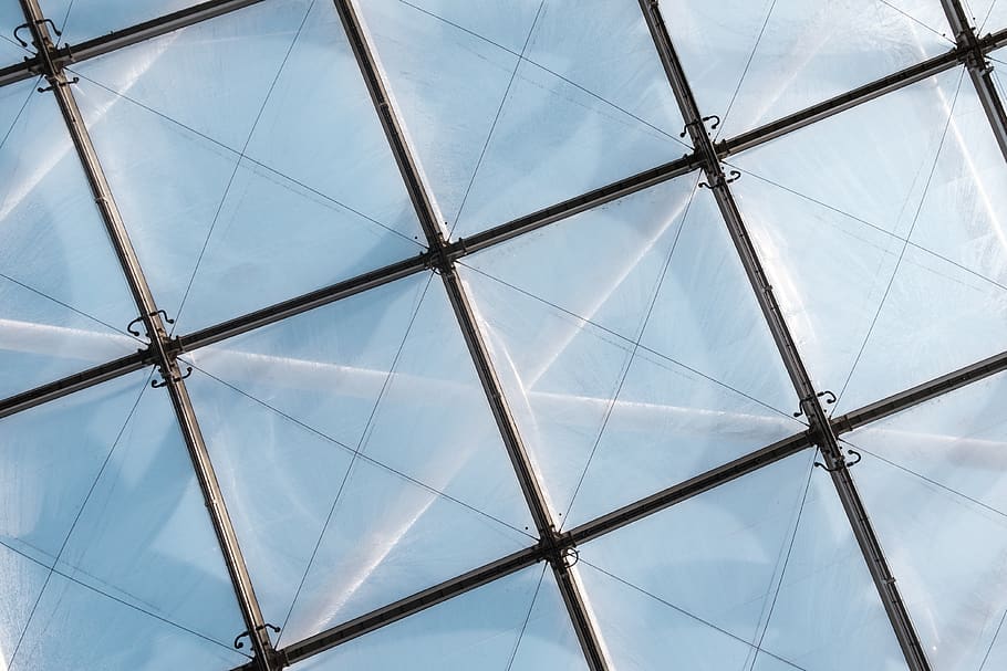 germany, leipzig, zoo, abstract, roof, geometrical, low angle view HD wallpaper